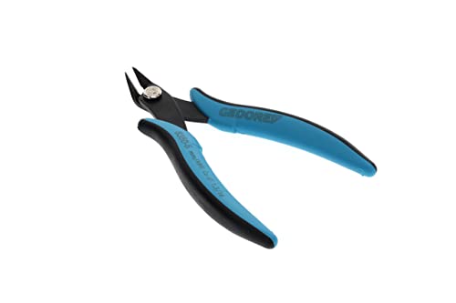 GEDORE Miniature Electronic Bevel End Cutter for 1.3mm Copper Wire, Steel, Black/Blue, Kupferdraht: 1,3mm - Image 2