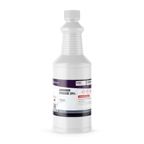 Alliance Chemical Ammonium Hydroxide 29% ACS Grade - 1 Quart: High-Quality 29% Ammonia Solution for Analytical &amp; Laboratory Applications