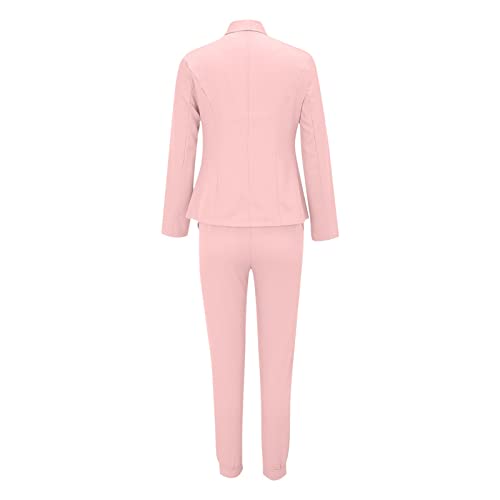 Women Suit Sets for Work 2025 Two Piece Blazer Jacket and Pencil Pants Business Casual Office Formal Outfits4