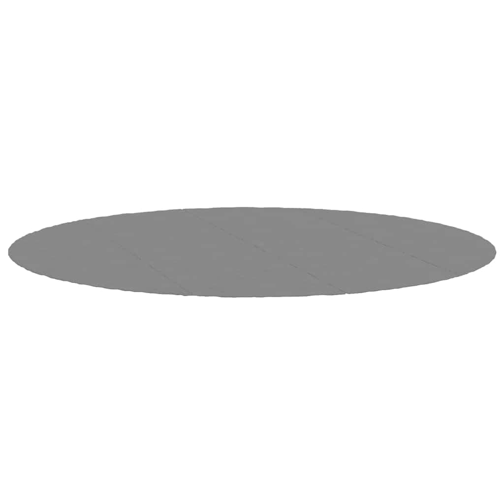 Genérico Tapiz de Suelo Piscina geotextil de poliéster Gris Claro Ø500cm, Cubiertas para Piscina Gris,94221