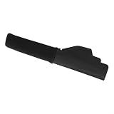 Leder-Handbremsgriffabdeckung für Jetta GTI MK5 MK6, Auto-Handbremsgriff-Verkleidung, Ersatzteil 1K0711461A, Auto-Innenkonsolen-Zubehör (schwarze Linie)