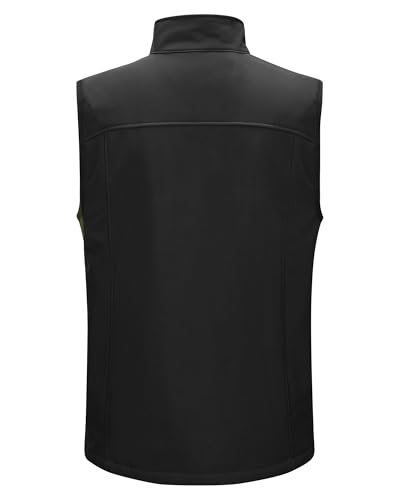 Outdoor Ventures Men\'s Casual Outerwear Vest Lightweight Winter Zip Up Sleeveless Jacket for Hiking Travel Golf Running
