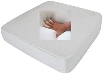 Gel / Gel foam Incontinence Seat cushion Anti-decubitus Seat cushion 40 x 40 x 10 cm for incontinent People for Wheelchair / Chair / Car / Office chair / Executive Chair Cushion Support cushion Upholstered cushion soft soft - White, RG 60