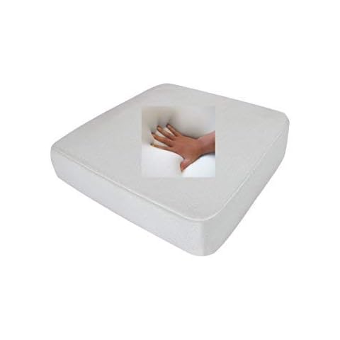 Gel / Gel foam Incontinence Seat cushion Anti-decubitus Seat cushion 40 x 40 x 10 cm for incontinent People for Wheelchair / Chair / Car / Office chair / Executive Chair Cushion Support cushion Upholstered cushion soft soft - White, RG 60 Cover