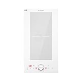 Klarstein Delicatessa Slim Domino Induction Cooker, Flex Zone Technology, Self-Sufficient, Built-in Hob, 29 cm, 2 Zones, 3500 Watt, Booster, Pot Detection, Timer, Sensor Touch, Glass Ceramic, White