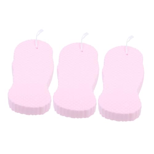 Ipetboom 3Pcs Bath Sponge Soft Exfoliating Scrubbers for Gentle Body Cleaning for Shower Travel and Daily Use Lightweight and Portable Bathing Sponges