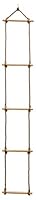LittleTom Kinder Strickleiter 188x30 cm Outdoor Kletterleiter Hängeleiter Natur