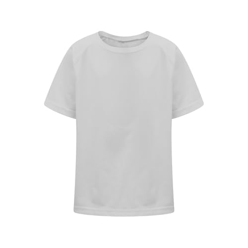 Boys Sport T Shirts Short Sleeve Crew Neck Solid Tshirts Tops Kids Summer School Athletic Loose Fit Tees Outfits2