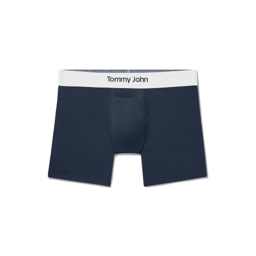 Image of Tommy John Men's Trunk 4 inch Underwear, Second Skin Boxers with Supportive Contour Pouch, Soft, Breathable Stretch Fabric Boxers