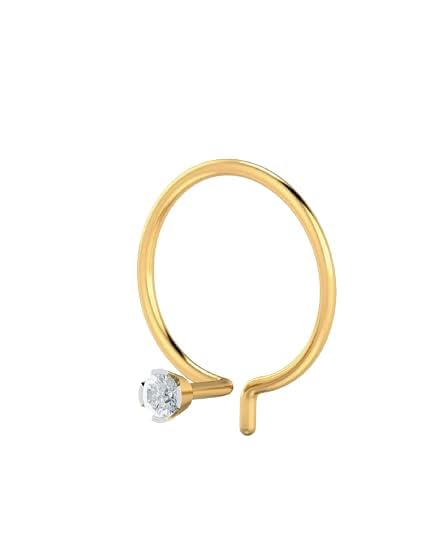 IP JEWELLERS BANGALI NAKCHABI INDIAN TOP TRENDING 18 KT GOLD NOSE PIN (NDN-JWL) (B0CWDC86LV) Amazon Price History, Amazon Price Tracker