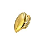 New 2025 Vampire Fang Single Gold Tone Canine Tooth Grills Fangs Dracula Jewelry Teeth Grillz, Gift with for You Jewelry Fashion Accessories Creative Gift