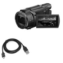 BoxWave Cable Compatible with Sony FDR-AX53 - DirectSync Cable, Durable Charge and Sync Cable for Sony FDR-AX53