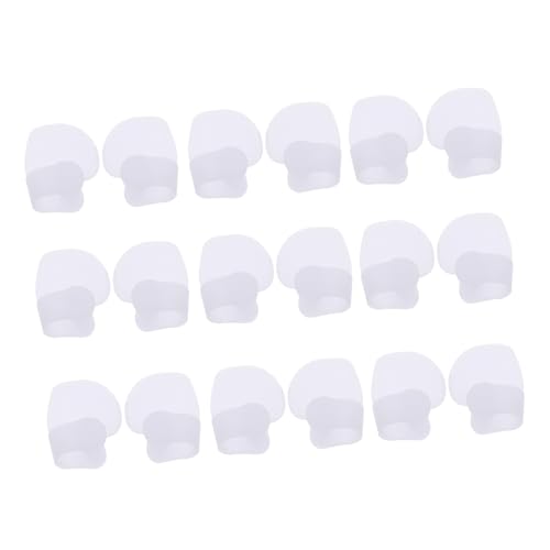 FOMIYES 1Set Silicone Foot Toe Correctors Practical Toe Separators for Bunion Relief and Toe Alignment Soft Gel Toe Dividers for Comfortable Foot Care White