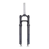 Fourche avant avec tube droit 1-1/8'', débattement 80 mm, serrage rapide 9 mm, maximum adapté aux pneus de 2,3