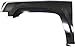 Evan Fischer Front Fender Compatible with 2007-2010 Jeep Patriot Steel Driver Side