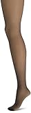 Hanes Women's Control Top Reinforced Toe Silk Reflections Panty Hose, Classic Navy, C/D