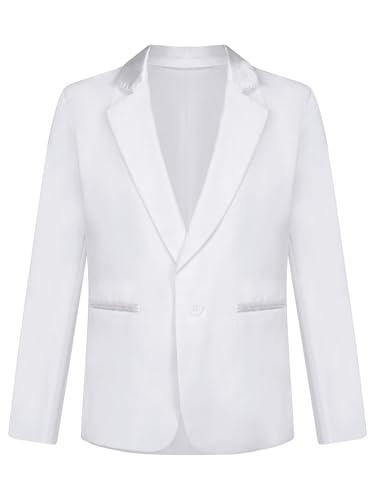 TTAO Jungen Kinder Anzug Jacke EIN-Knopf Blazer Gentleman Sakko...