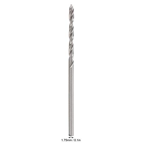 Forets en acier rapide cobalt 1.75mm pour perles x10
