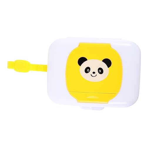 BUGUUYO 1 Pieza Caja de portátil para bebés contenedor de humedas Caso Estuche de pañuelos de Viaje contenedor de Recargable portátil plastico PP