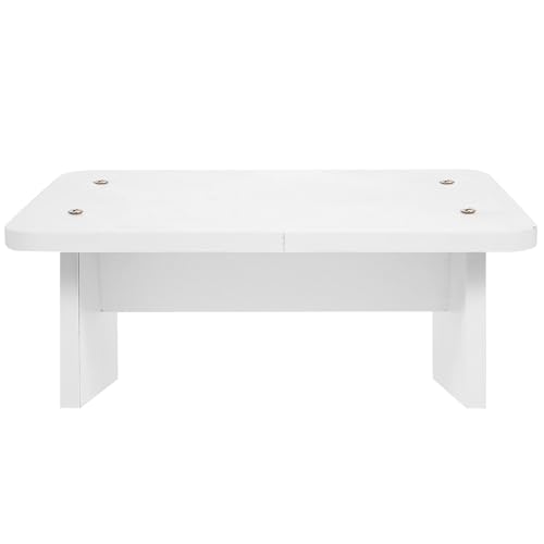 Tabouret de bureau ergonomique en bois blanc pour améliorer la posture assise