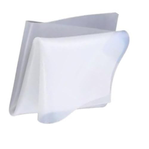 Transparente Silikonkautschukplatte 600 x 600 x 1 mm for Bastelarbeiten und Isolierung, 1 Stück