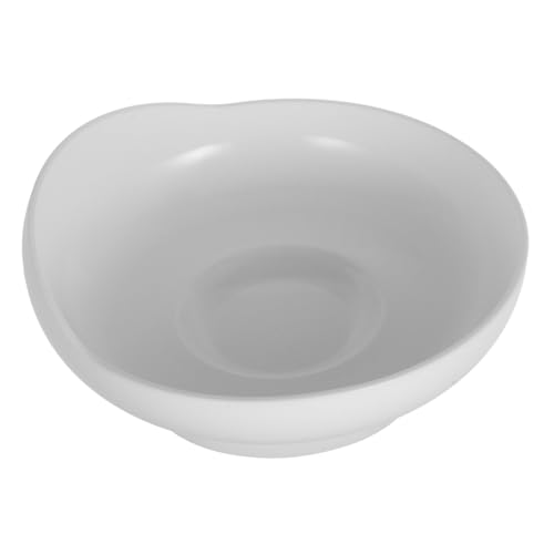 KOMBIUDA Feeding Tray for The Elderly Adaptive Dinnerware Adaptive Bowl Senior Feeding Bowl Scooper Bowl Training Dinner Bowl Adaptive Plates Smoothie Bowl Scoop Plate White