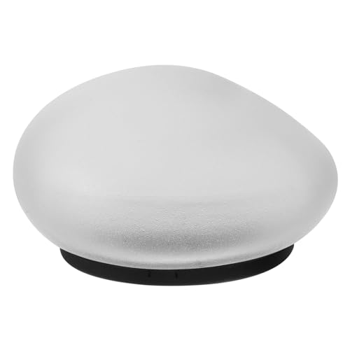 OSALADI Outdoor Solar Pebble Ground Lamp Decorative Warm Light for Garden Durable Solar Lights for Outside Automatic Sensing Design Elegant Outdoor Decor