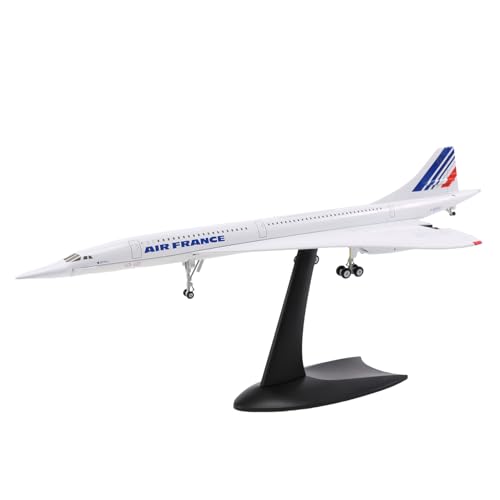 FutureHight 1/200 Concorde Sophonique Passager Avion Air France Modèle respiratoire pour collection d'affichage