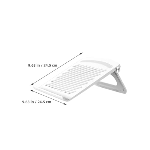 Base para portátil plegable ajustable multiángulo blanca miniatura 2