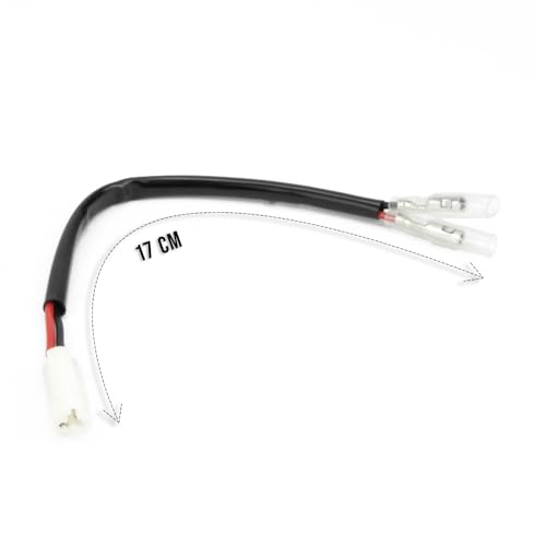 Image of Aharon Motorcycle 12V Cable Wire Extension /Adapter for LED Turn Signal Lights | Compatible with Yamaha & Suzuki Motorcycles | Bike Indicator Blinkers | Waterproof Indicator Light Connector Plug