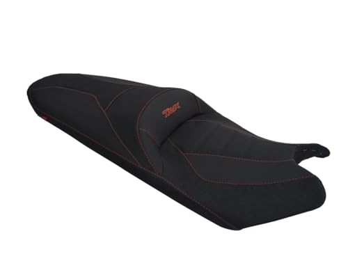 Rénovez votre selle usée de T-Max 530 avec cette housse noire et orange 2017-2019