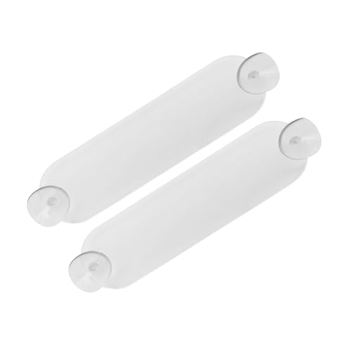 Zigeiya 2 PCS Car EZ Pass Holders, HD Windshield Tag Holder with Suction Cups, Anti-slip Pass Mount for Toll Passes and Parking Cards, Universal Removable Bracket for Car SUV Truck (Transparent)