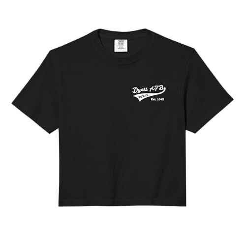 Dyess Air Force Base Vintage Dyess Abilene Texas Comfort Colors Crop Top