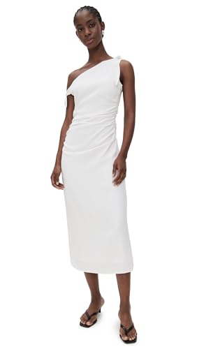 WAYF Women's Cleo Tie Shoulder Midi Dress