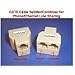RJ45 / RJ11 Cable Sharing Kit - Connecting your Ethernet and Telephone lines by One Network Cable