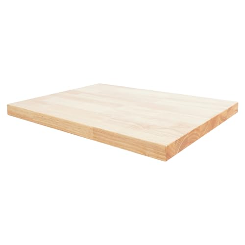 Tabla de cortar rectangular de madera 24x18x1.5 pulg miniatura 7