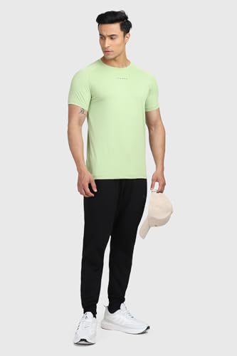 Image of FUAARK Men's Round Neck Slim Fit Gym Sports T-Shirt