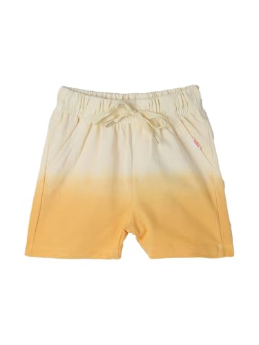 Image of Milou Girls 100% Cotton Stripes Allover Print Biowash Shorts | Soft & Breathable, Safe Dyes, Label-Free Comfort