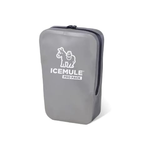 ICEMULE Pro Accessory Storage Pouch – Water Resistant, Travel Sized, Camping Accessory Storage Pouch and Dry Bag, Perfect for Hiking, Camping, and Beach-Going, Grey Cover