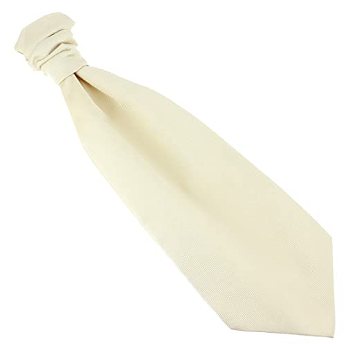 Lavallière de cérémonie blanche en soie Figaro pour un mariage élégant