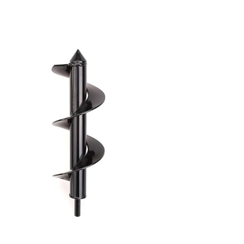 Tarière de jardin en spirale foret de plantation 8x45cm mèche de creusement pour trou de terre