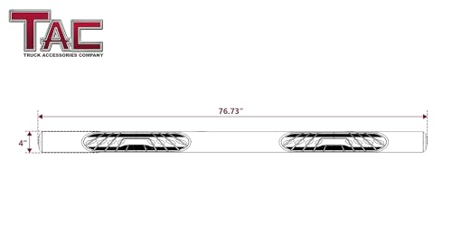 Estribos ovalados acero para Toyota Tacoma 2024-2026 miniatura 4