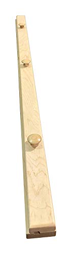 Image of RRD Quilt Hanger for Wall for Display (54 inch) Amish Made Wooden Quilt Rack Wall Mount - Rustic Tapestry Quilt Wall Hangers (Maple Wood, Natural Stain, 54 inch Long)