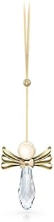 Swarovski Angel Hanging Ornament, Cream, Gold and Clear Crystals, from the Holiday Magic Collection