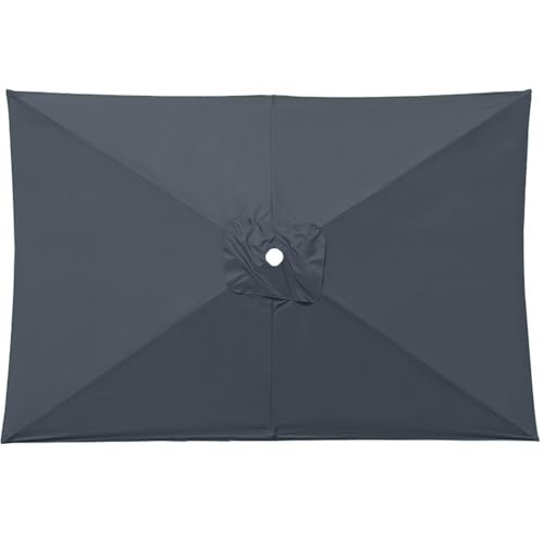 Miecoae Telo di Ricambio per Ombrellone da Esterno, Copertura di Ombrellone Rettangolare 2x3.0 Metri, per Giardino per Piscina Spiaggia(U3)