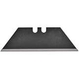 Ecobra Ersatzklingen Cutter Premium Qualität (Etui mit 6 Klingen) Trapezklinge, schwarzer Carbonstahl