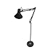 Bostitch Office VLF100F Swing Arm Metal Floor Lamp, 72