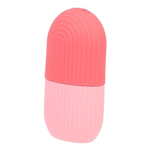 Didiseaon bandeja de hielo skincare facial protección de la piel hielo para la cara herramienta de formación de hielo de silicona molde de rodillo de hielo gel de sílice rosa