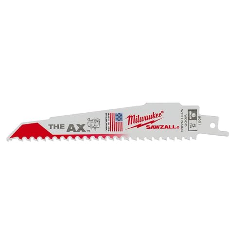 MILWAUKEE'S 6" L Reciprocating Saw Blade, 25 pk. (48-00-8021)