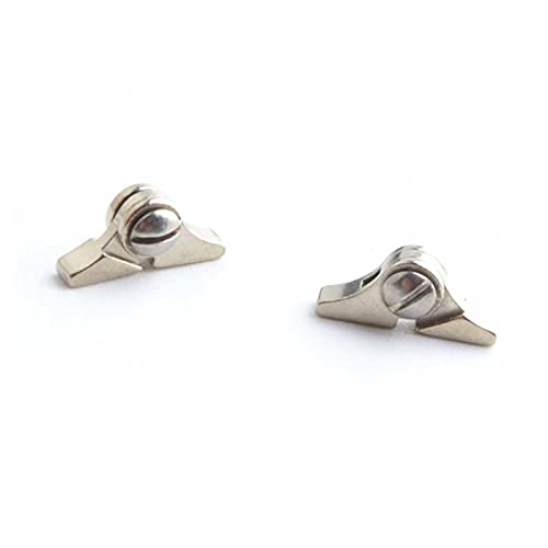 Zhjlut 10 Sets of 1.6 Mm Glasses Hinge Repair, Glasses Hinge Replacement, Large Hinge Replacement